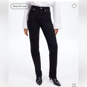Madewell 90’s Straight Black Jeans
